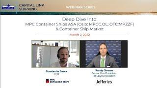 Deep Dive into MPC Container Ships ASA (Oslo:MPCC.OL) & Container Ship Market with Jefferies Analyst