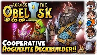 Co-Op Roguelite Deckbuilder! | Across the Obelisk: 4 Player Co-Op | 1 | ft. The Wholesomeverse | #ad