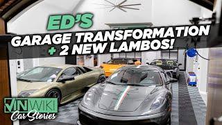 A Tour of Ed's Garage + 2 New Lambos