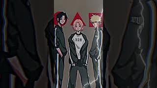 Team 7 in Squid Game style #animefan #edit #team7 #narutoshippuden