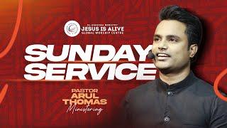 LIVE© | Online Sunday Service | Ps. Arul Thomas | Jesus Is Alive | 29-12-2024