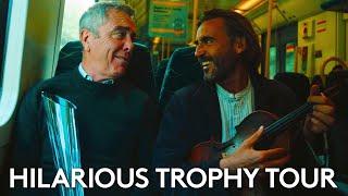 Jimmy Nesbitt Delivers Trophy to one of World's Best Golf Courses