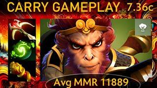 ⭐ 7.36c Monkey King |KDA - 31 KP - 69%| Carry Gameplay - Dota 2 Top MMR