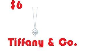 Aliexpress Unboxing: $6 Tiffany & Co. Sterling silver necklace W GIFT BOX!!