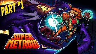 MAX PLAYS: Super Metroid SNES...FOR THE 1ST TIME! Part 1