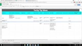 Google Spreadsheets: Tips & Tricks