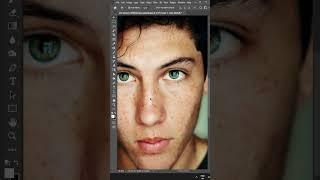 Photoshop simple skin retouching | Photoshop tutorials in telugu #photoshop2023  #shorts