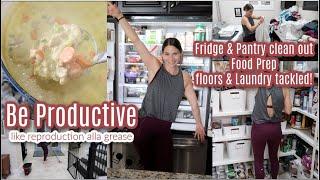 Let's Be Productive! Fridge & Pantry Clean Out, Food Prep, Floors & Laundry Tackled! Overnight OATSS