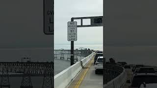 Annapolis MD-50 William Preston Lane Memorial Chesapeake Bay Bridge Maryland with real truck horn