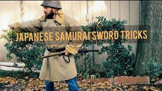 Japanese Samurai sword tricks