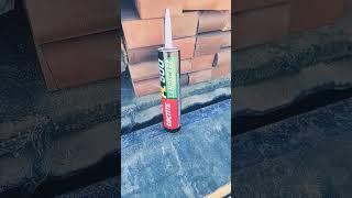 Loctite Pl 500 landscape glue, setting wall caps is easy