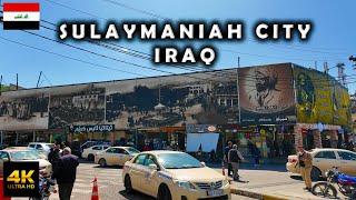 Walking in Slemani City Centre, Kurdistan, Iraq 