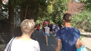 Ялта,ул Кривошты 10  пожар на крыше