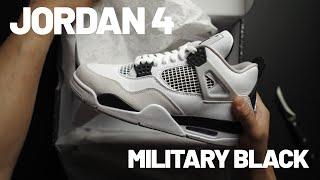 JORDAN 4 RETRO MILITARY BLACK UNBOXING + IMPRESSIONS | Filipino Sneakers Vlog | PH