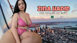 Zina Hadid  Glamming Plus Size Body Measurements, Fashion Haul, Lifestyle Wiki Bio Facts