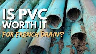 Is PVC Worth It for a French Drain?  [ What is the Best Yard Drainage Pipe ]