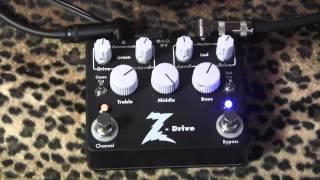 Dr Z Z-Drive overdrive demo with Antidote head/cab & R9 Les Paul