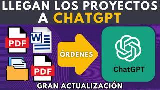 ¡NUEVA FUNCIÓN de ChatGPT en 2025! Aprende a Configurar Proyectos Personalizados + OPCIÓN GRATUITA