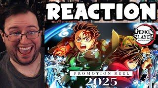 Gor's "Demon Slayer: Kimetsu no Yaiba | PROMOTION REEL 2025" REACTION (INFINITY CASTLE THIS YEAR!)