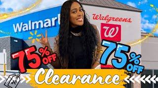 75% OFF CLEARANCE! WALMART VS WALGREENS!  SQUISHMALLOWS • DISNEY • CANDY & MORE!