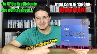 Questo i9 13900k Consuma la METÀ: Test Undervolt vs Stock