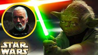 Why Count Dooku RAN AWAY From Yoda