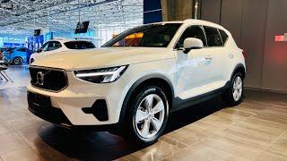 Volvo XC40 B3 Core | White Pearl | City Block textile seats in Grey Melange