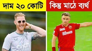 সবচেয়ে দামী প্লেয়ার হয়েও মাঠের খেলায় ব্যর্থ | 10 Most Expensive Flop Players in Cricket History|