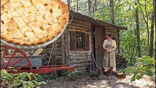 Life in the 1820s - Baking Peach Pies in the Forest |Fruit & Meat Pies|