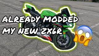 DAY 4 OF OWNING MY ZX6R, ALREADY MODDED | QUICK WALKAROUND | MOD TOUR