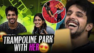 Trampoline date with her ️️ || Full entertainment waala vlog