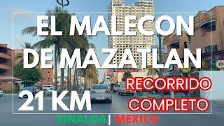 RECORRIDO DEL MALECON MÁS LARGO DE MEXICO | #MAZATLAN | SALUDOS ESPECIALES | Luisdemaza