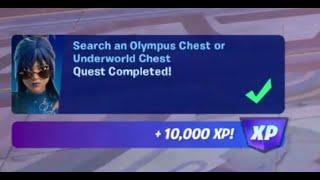 Fortnite - Search an Olympus chest or underworld chest - Chapter 5 Season 2