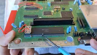 Sega Mega Drive 1 - Easy Simple Jailbar Fix mod / 10Mhz Overclock mod / Single switch region mod