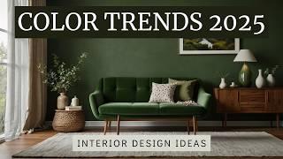 Top 5 Color Trends for Interior Design 2025  Transform Your Space with These Stunning Shades!