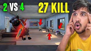 MAG7 GUN DESTRUCTION 27 KILL AJJUBHAI AND AMITBHAI BEST GAMEPLAY - GARENA FREE FIRE