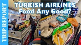 Turkish Airlines Economy Class Food Review - Inflight Meal & Drinks on Medium-haul Flight