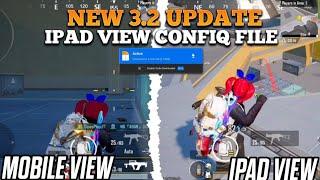 PUBG 3.2⏫(IPAD VIEW+120 FPS+rawdata) Best Config Android 11,12,13,14 GL,KR,VN,BGMI IPAD VIEW CONFIG