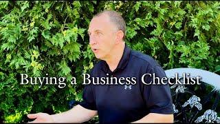 Buying An Existing Business Checklist | Power of Biz