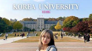 (Eng Jpn) VLOG | 韓国の大学生の一日 (高麗大学) A day in a life at Korea University: classes, dorm life, cafes