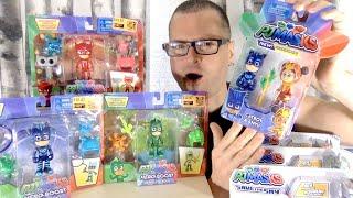 JUST PLAY PJ MASKS ANYU 2 PACK & HERO BOOST CATBOY GEKKO OWLETTE UNBOXING REVIEW HASBRO COMPARISON