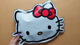 Unboxing Large Blind Bag Paper  ASMR  HELLO KITTY SANRIO  satisfying opening blind bag