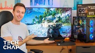 Switching to a 48-inch 4K OLED TV as a Monitor!  | The Tech Chap