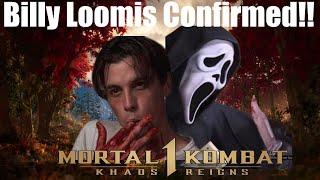 Billy Loomis IS GHOSTFACE in  MK1!