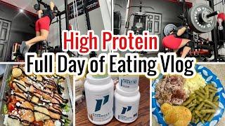 FULL DAY OF EATING HIGH PROTEIN & FULL BODY WORKOUT | IN WITH JEN