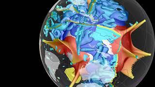 CitcomS mantle convection model in GPlates