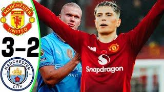 Manchester United vs Man City 3-2 - All Goals & Highlights - 2024  GARNACHO