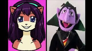 The Count Von Count And Krystal The Squirrel Sing Let It Go