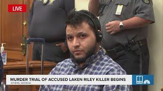 Prosecutors play Laken Riley 911 call during attack in opening statements of murder trial