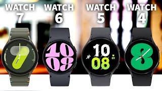 Samsung Watch 7 VS Samsung Watch 6 VS Samsung Watch 5 VS Samsung Watch 4